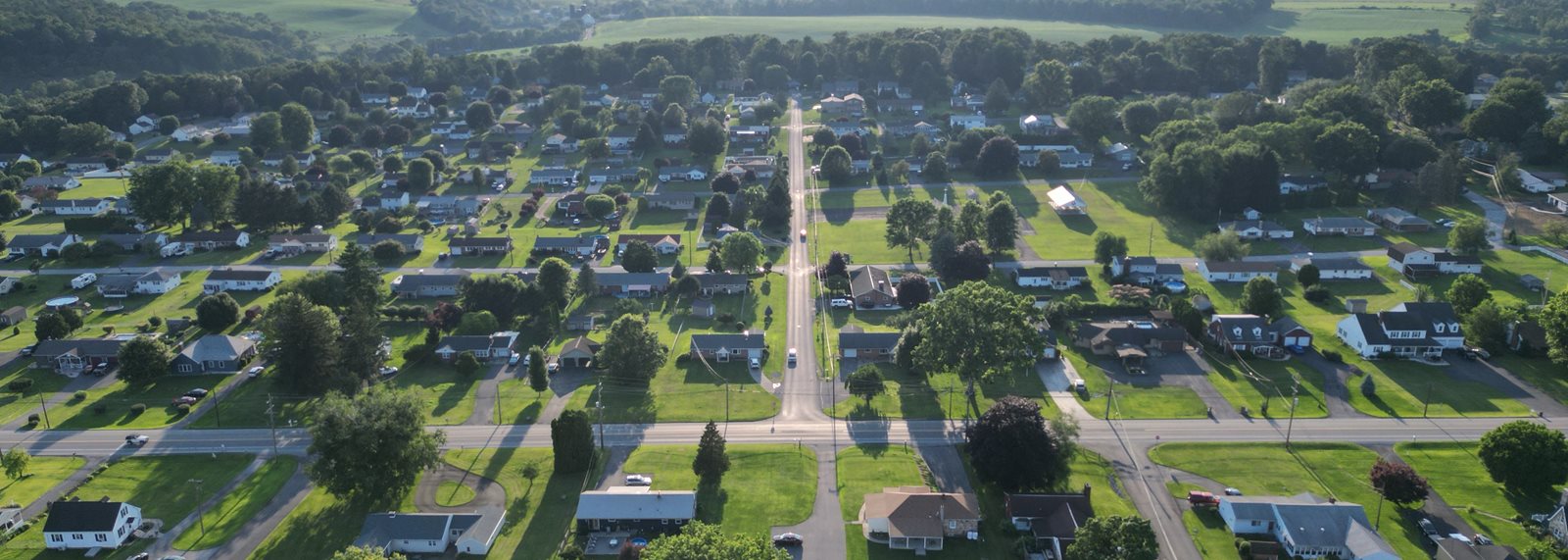A rural town in Mifflin County